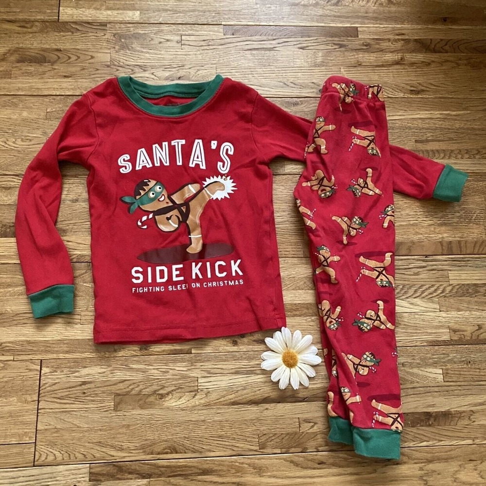 Carter's‎ Santa's Sidekick Two Piece Pajamas Size 3t